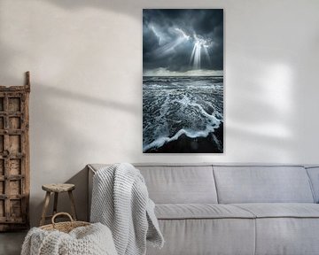 Lichtspel aan de Kust variatie 12 van Steinfox Art