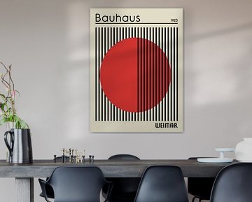 Bauhaus, behind bars van Hilde Remerie Photography and digital art