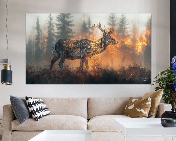 Example of the artwork in a room