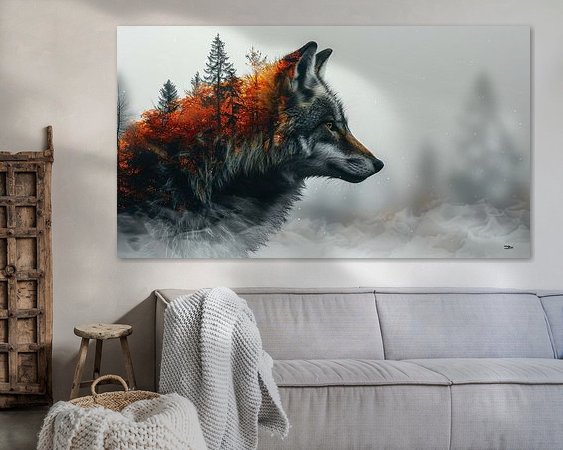 Example of the artwork in a room