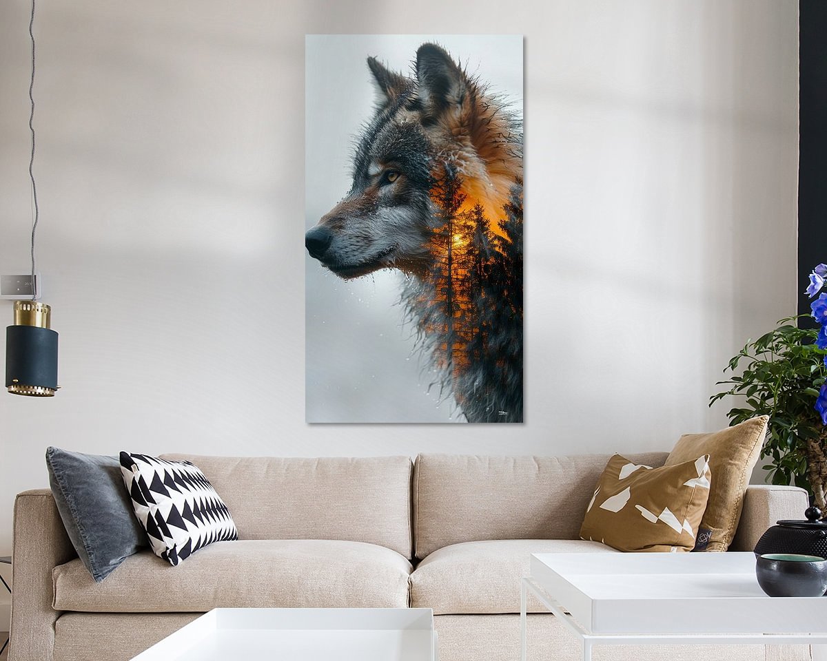 Example of the artwork in a room