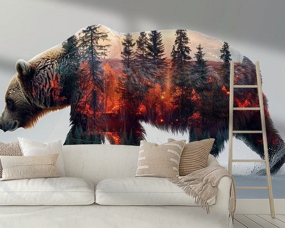 Example of the artwork in a room