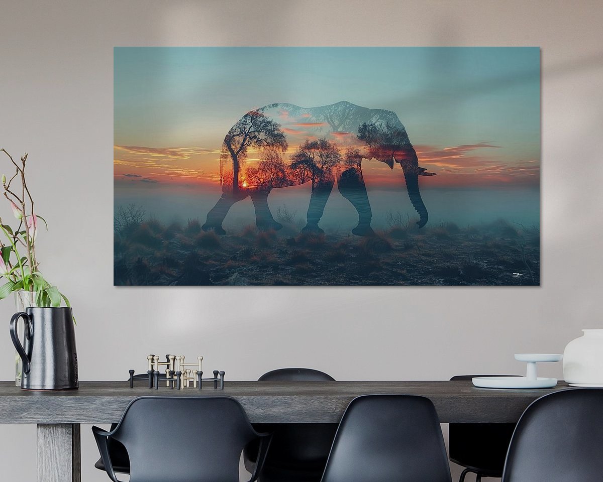 Example of the artwork in a room