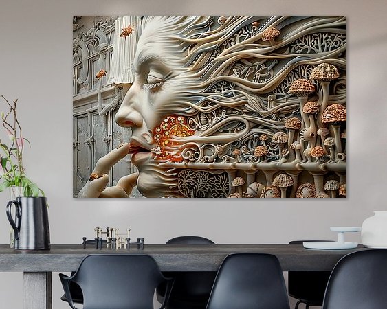 Example of the artwork in a room