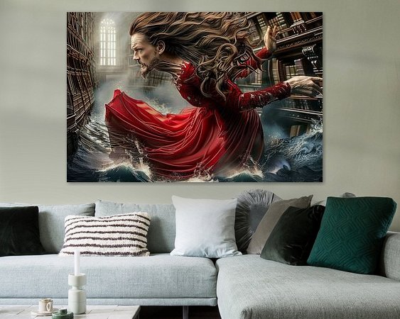 Example of the artwork in a room
