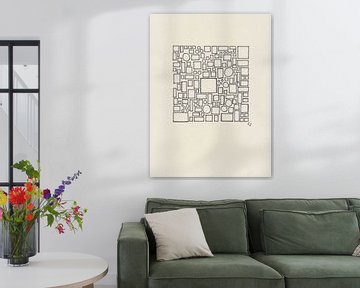 plattegrond, abstract