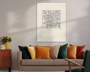 plattegrond, abstract