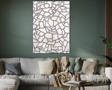 plattegrond, abstract