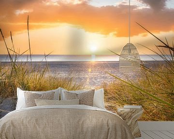 Sunrise on the beach by the Baltic Sea by Voss photography