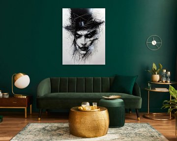 Der Mann mit dem Zylinder - moderne Kunst von Shine by Nous