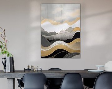 Abstract Gold Decor
