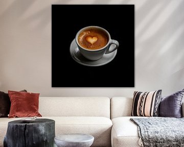 Espresso koffie portret van TheXclusive Art