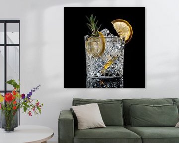 Gin tonic cocktail van TheXclusive Art