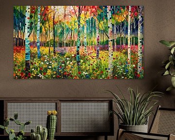 Berken en Bloemen van Arjen Roos
