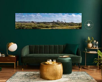 Panorama, uitzicht op Noordwijk vanuit duinen van Yanuschka Fotografie | Noordwijk