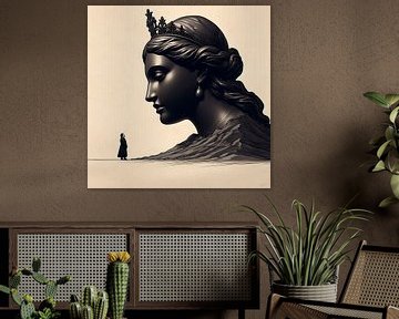 De zwarte koningin van Hey Art!
