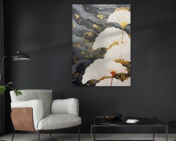 Abstract gouden decor van Morgan