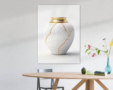 Abstract gouden decor van Morgan