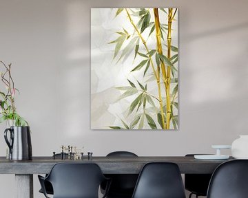 Bamboe Abstract Goud Decor van Morgan