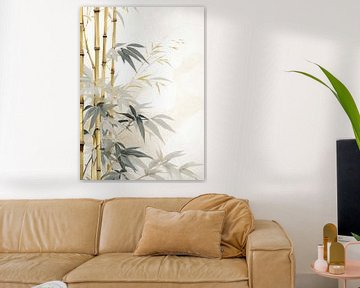 Bamboe Abstract Goud Decor van Morgan