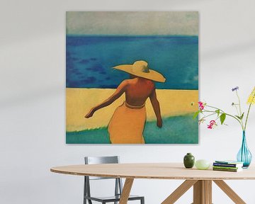 De kalmte van de oceaan omarmen van Jan Keteleer (JanKé): Een reis voorbij het canvas