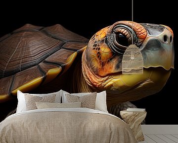 Porträt einer Schildkröte von TheXclusive Art