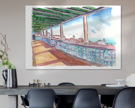 Example of the artwork in a room