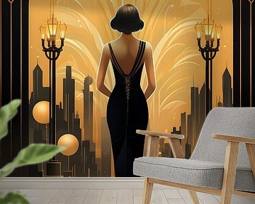 Flapper chic in black by Skyfall