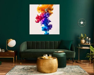 Tinte in Wasser bunt von TheXclusive Art