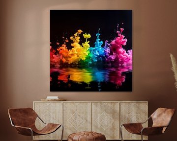 Tinte in Wasserfarbe schwarz von TheXclusive Art