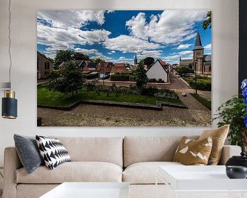Steenwijk from the City Wall. by Brian Morgan
