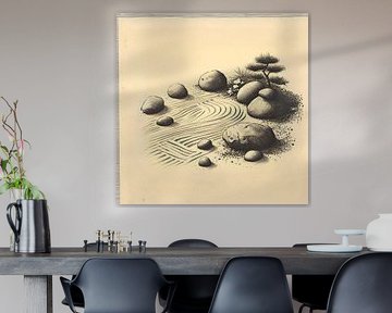 Zen Garden 5 by Hey Art!