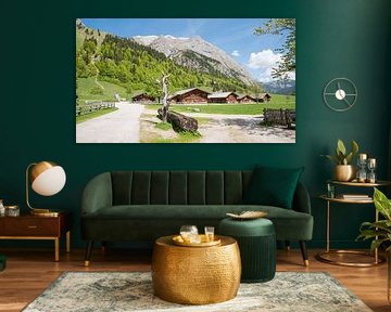 Idyllic alpine village of Eng-Almen in the Karwendel mountains by SusaZoom