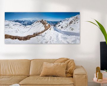Winter landscape Zeigersattel on the Nebelhorn mountain. by SusaZoom