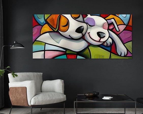 Example of the artwork in a room