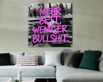 Slaapkamer poster met spreuk van Poster Art Shop