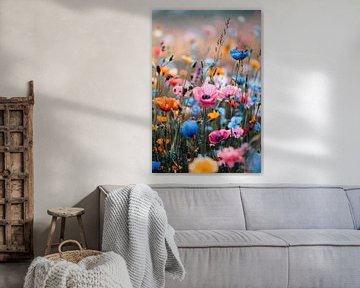 Kleurrijke bloemenweide van Treechild