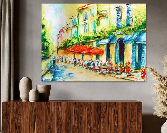 Example of the artwork in a room