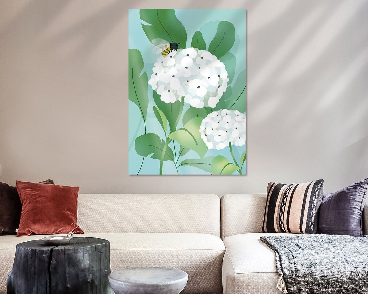 Example of the artwork in a room