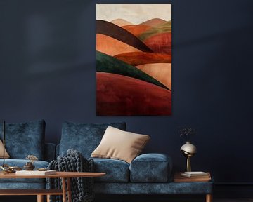 Abstracte Aardse Heuvels van Whale & Sons