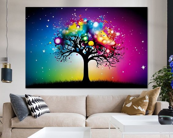 Example of the artwork in a room