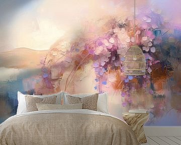 Flower by Abstract Painting