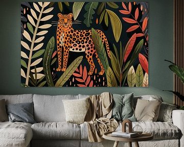 Leopard in the Leaf