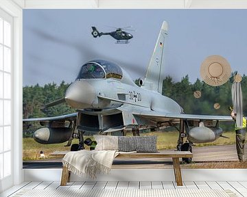 Tweezits Eurofighter Typhoon van de Luftwaffe.