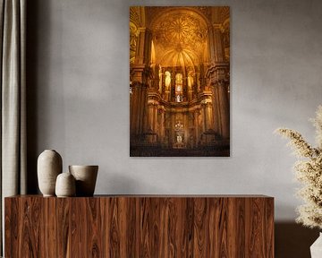 Hochaltar | Catedral de la Encarnación de Málaga | Innenraum | Reisefotografie von Laura Dijkslag