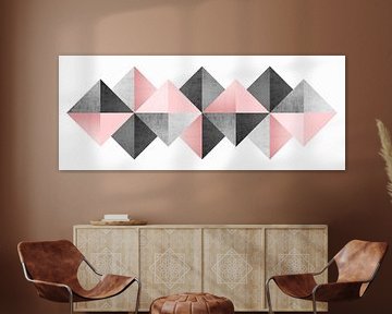 Harmonie van driehoeken 4 van Vitor Costa