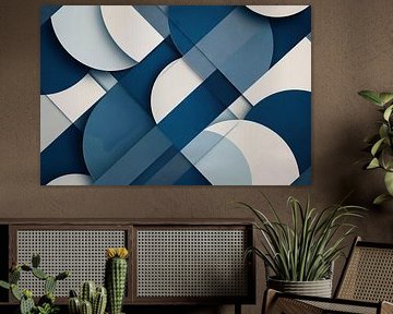 Flowing geometry by Poster Art Shop