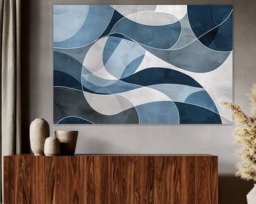 Flowing geometry by Poster Art Shop
