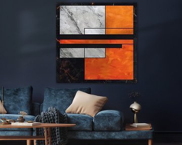 Geometry on marble by Poster Art Shop