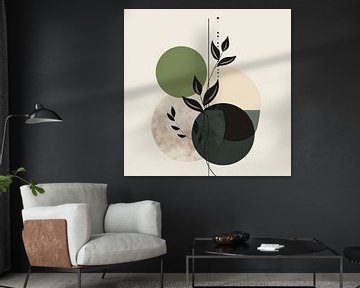 Abstracte natuur van Poster Art Shop